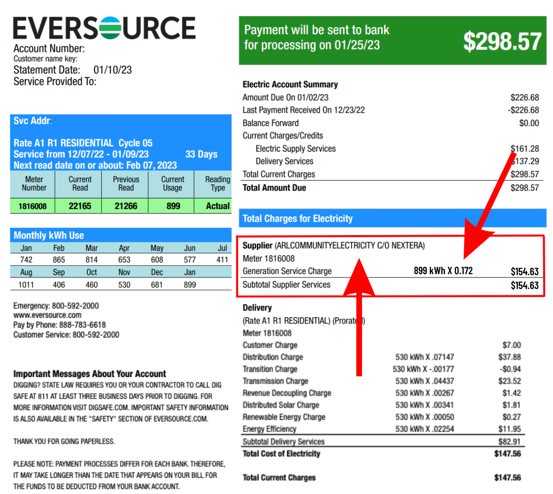 GMA Tax Calulator - Eversource, Default